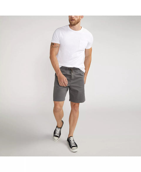Silver Jeans Co. Men's Gray Essential Twill Pull-On Chino Shorts|Silver Jeans Co. In Lebanon