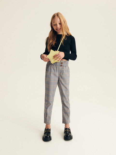Reserved Girl's Multicolor Checkered Pant |Reserved In Lebanon