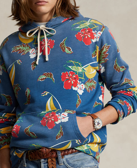 Polo Ralph Lauren Men's Azure Sail Sailboat-Floral Fleece Hoodie | Polo Ralph Lauren In Lebanon