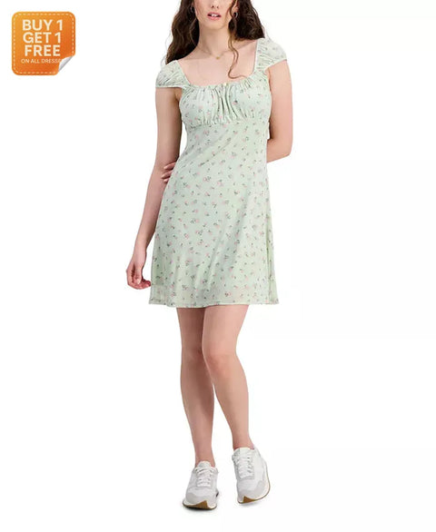 Hippie Rose  Women's Mint Green Floral Dress  |Hippie Rose  In Lebanon