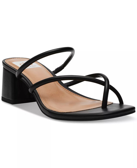 Dolce Vita Women's Black Lumena Strappy Slide Block-Heel Sandals | Dolce Vita In Lebanon