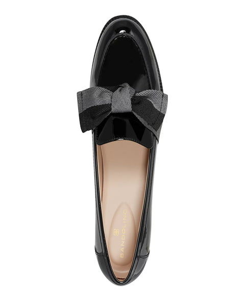 Bandolino Women's Black Lindio Bow Tailored Loafers | Bandolino In Lebanon
