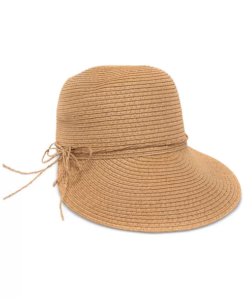 Style & Co Women's Tan Packable Paper Framer Hat | Style & Co In Lebanon