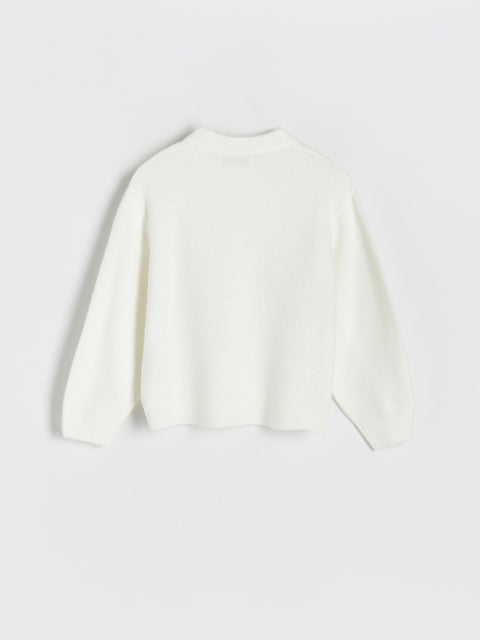 White blouse on a light gray background
