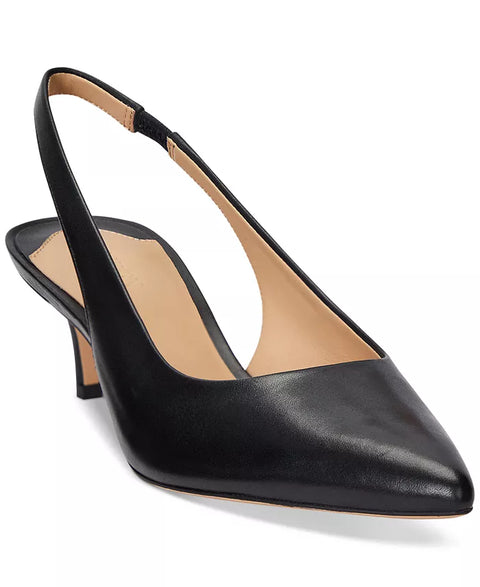 Lauren Ralph Lauren Women's Black Lolah Pointed-Toe Slingback Pumps |Lauren Ralph Lauren In Lebanon