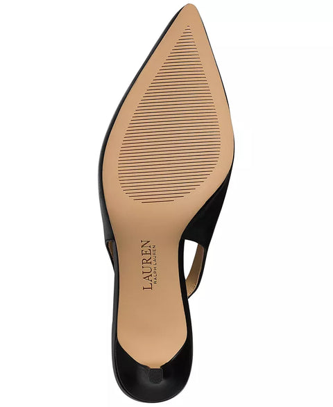 Lauren Ralph Lauren Women's Black Lolah Pointed-Toe Slingback Pumps |Lauren Ralph Lauren In Lebanon