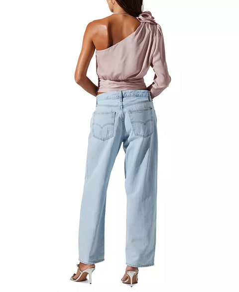 ASTR The Label Women's Rose Carmelita One-Shoulder Blouse | ASTR The Label In Lebanon