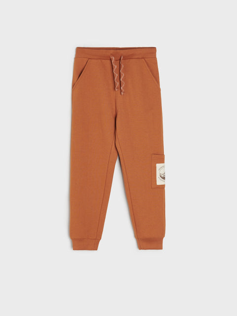 Sinsay Baby Boy's Brown Elastic Waistband Sweatpant | Sinsay In Lebanon