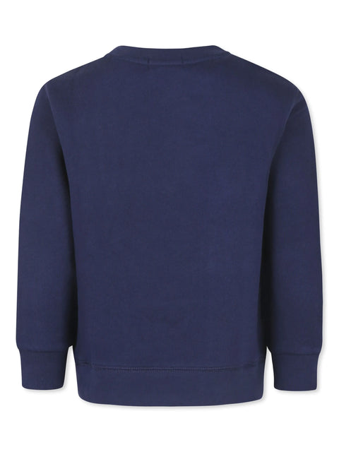 Polo Ralph Lauren Boy's Navy Polo Bear Printed Sweatshirt | Polo Ralph Lauren In Lebanon