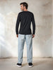 Sinsay Men’s Black Long-Sleeve T-Shirt | Sinsay in Lebanon