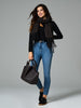 Sinsay Women's Dark Brown Scarf With Wool Blend | Sinsay In Lebanon