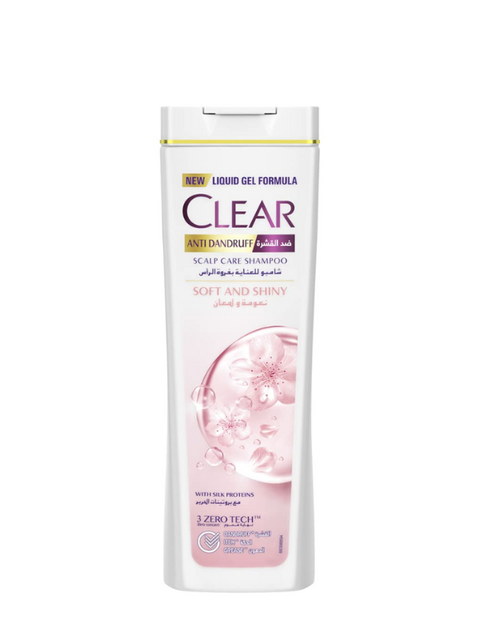 Clear Anti-Dandruff Soft & Shiny Shampoo 360ml