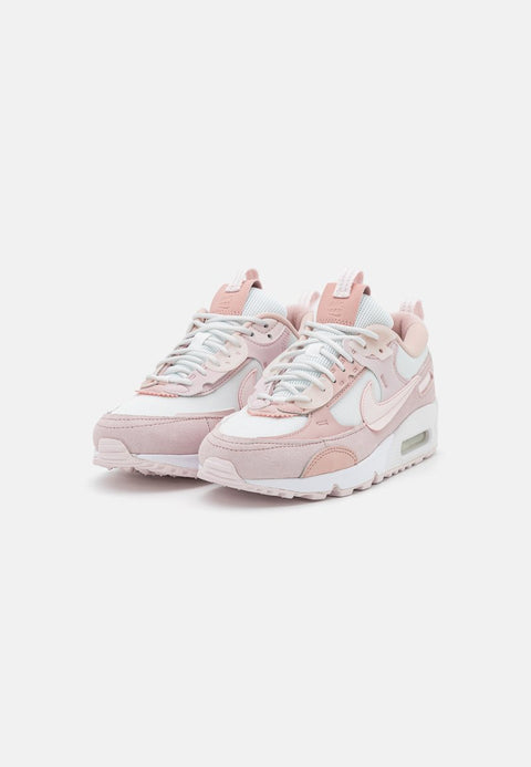 Nike Women's Rose & White Air Max 90 Futura Sneakers |Nike In Lebanon
