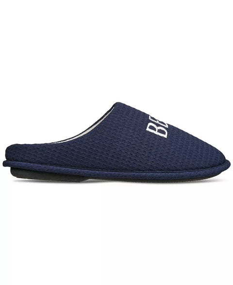 Club Room Men's Navy Best Dad Embroidered Slippers | Club Room In Lebanon