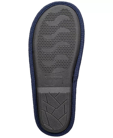 Club Room Men's Navy Best Dad Embroidered Slippers | Club Room In Lebanon