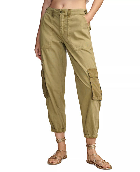 Lucky Brand Women's Olive Green Mid Rise Cargo Jogger Pants | Lucky Brand In Lebanon