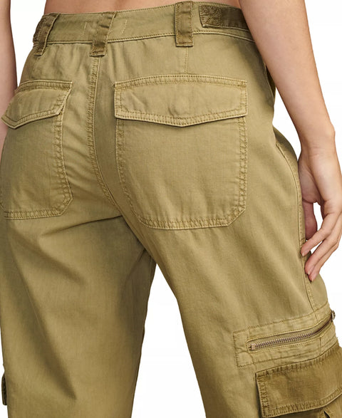 Lucky Brand Women's Olive Green Mid Rise Cargo Jogger Pants | Lucky Brand In Lebanon
