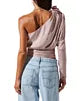 ASTR The Label Women's Rose Carmelita One-Shoulder Blouse | ASTR The Label In Lebanon