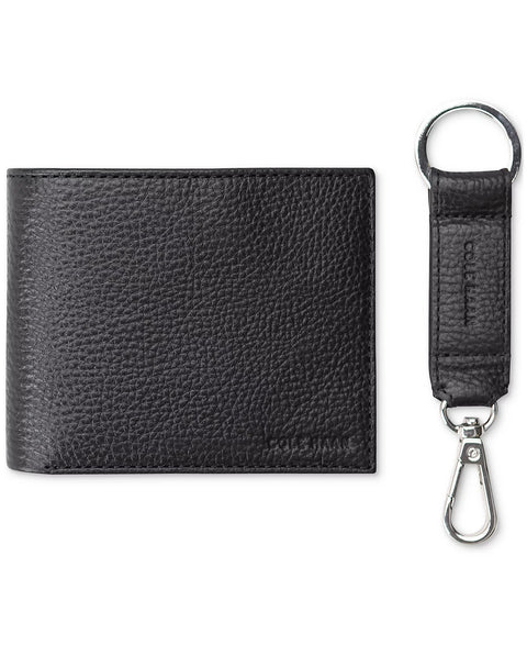 Cole Haan Men's Black Leather Billfold Wallet With Key Fob | Cole Haan In Lebanon