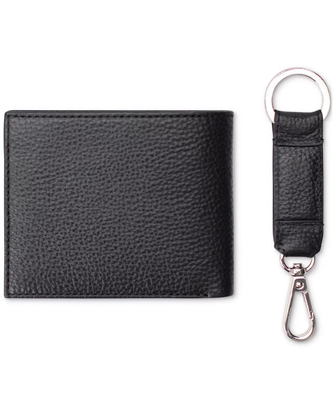 Cole Haan Men's Black Leather Billfold Wallet With Key Fob | Cole Haan In Lebanon