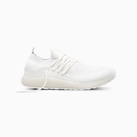 White sneaker on a white background