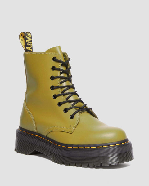 Dr. Martens Women's Antique Olive Jadon Smooth Leather Platform Boots | Dr. Martens In Lebanon