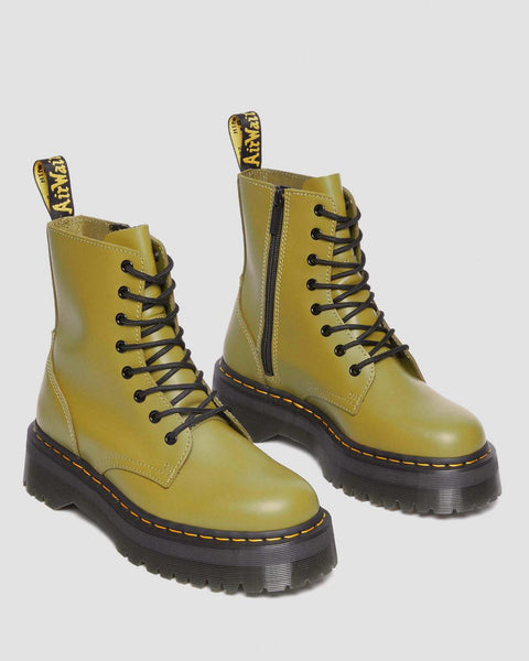 Dr. Martens Women's Antique Olive Jadon Smooth Leather Platform Boots | Dr. Martens In Lebanon