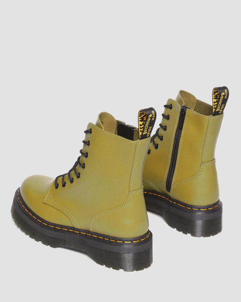 Dr. Martens Women's Antique Olive Jadon Smooth Leather Platform Boots | Dr. Martens In Lebanon