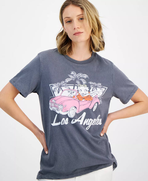 Grayson Threads The Label Women's Gray Betty Boop Graphic T-Shirt|Grayson Threads In Lebanon