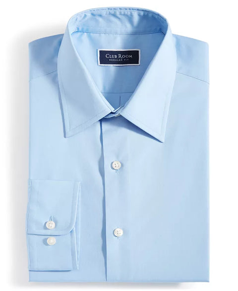 Club Room Men's Placid Blue Regular-Fit Dress Shirt | Club Room In Lebanon