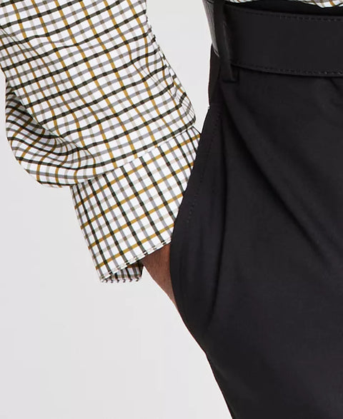 Tayion Collection Men's Multicolor Slim-Fit Plaid Dress Shirt |Tayion Collection In Lebanon