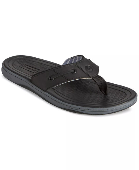 Sperry Men's Black Baitfish Thong Slippers | Sperry in Lebanon