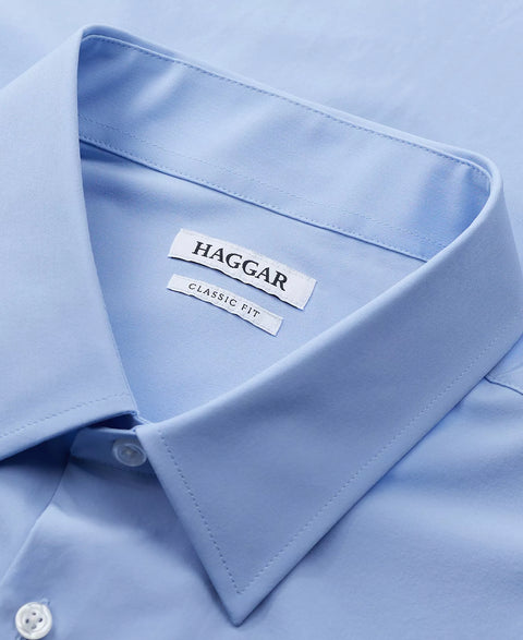 Haggar Men's Blue Classic Fit Dress Shirt | Haggar In Lebanon