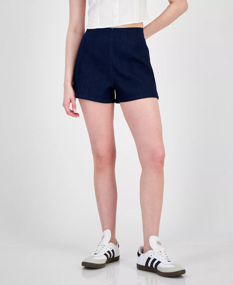 Tinseltown Women's Navy High Rise Pull-On Hot Shorts | Tinseltown In Lebanon