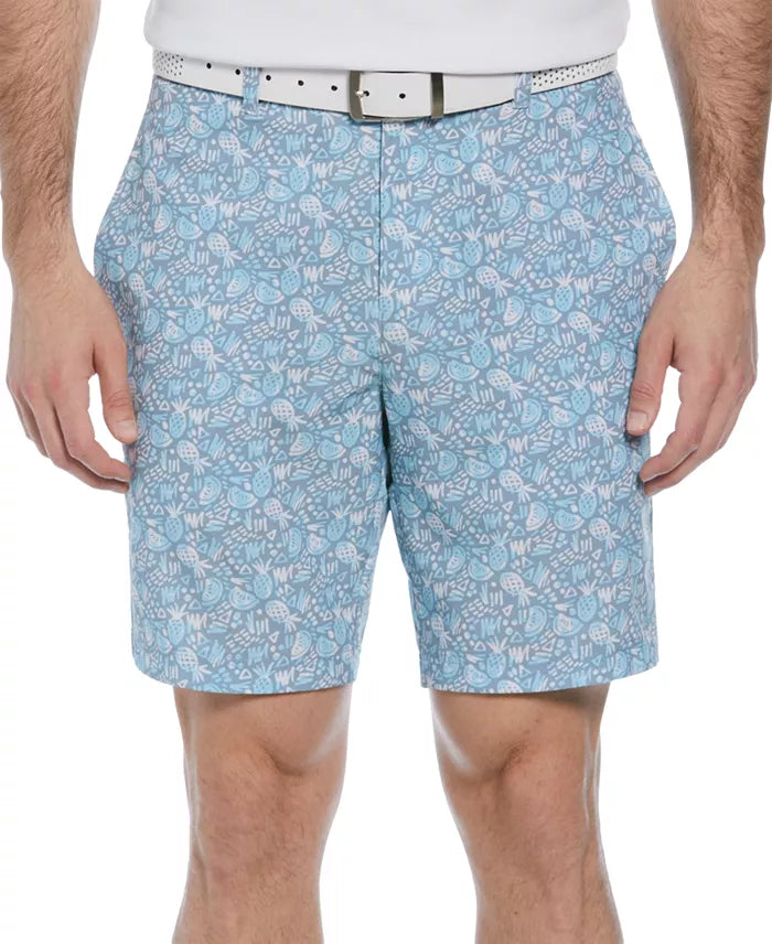 Pga Tour Men's Blue Pineapple Print Performance Golf Shorts | Pga Tour In Lebanon