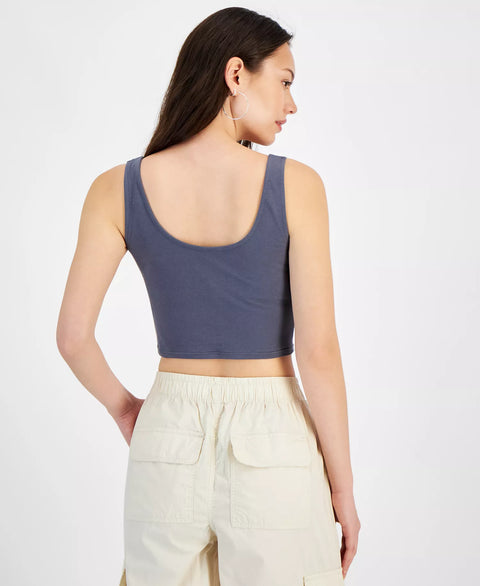 Grayson Threads, The Label Women's Gray Cropped NYC Graphic Crop Top | Grayson Threads In Lebanon