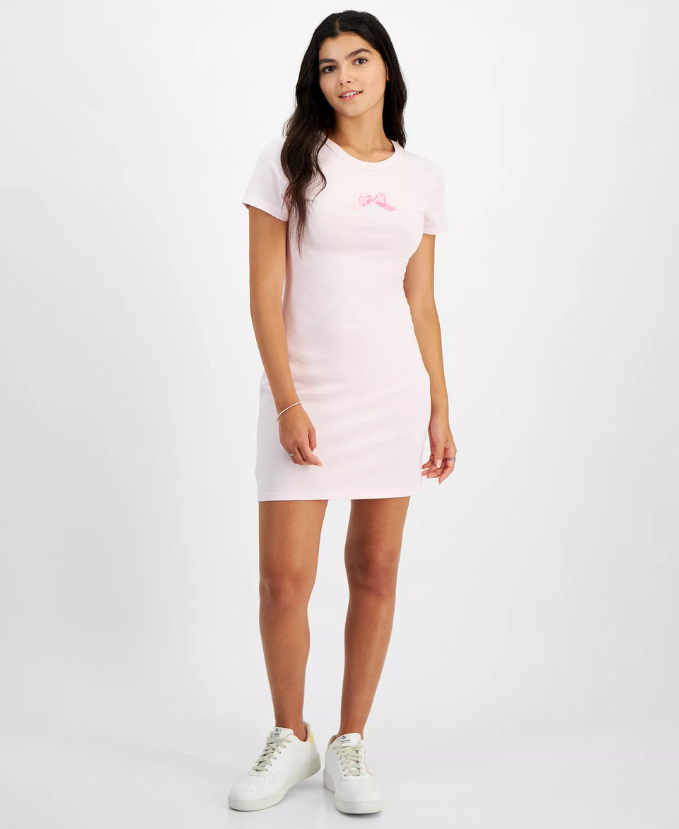 Grayson Threads The Label Women's PinkBow Graphic Dress | Grayson Threads The Labelin Lebanon