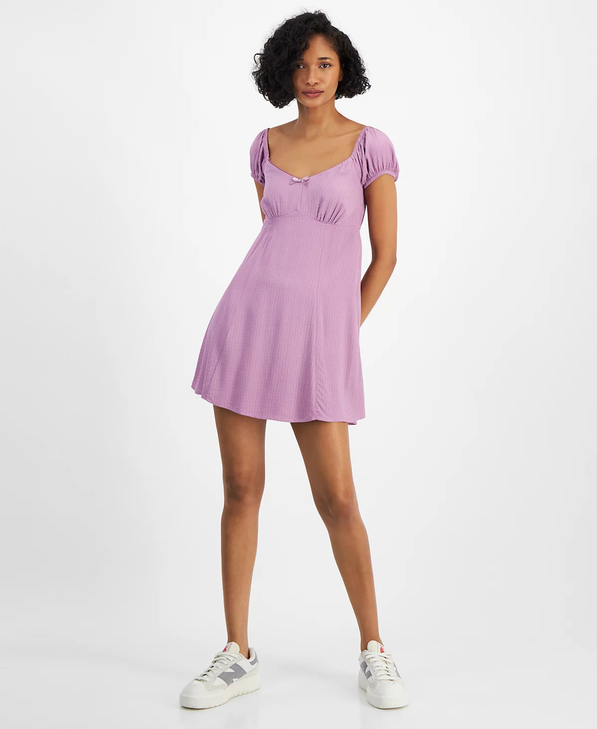 Self Esteem Women's Valerian Textured Smocked-Back Empire-Waist Dress | Self Esteem In Lebanon
