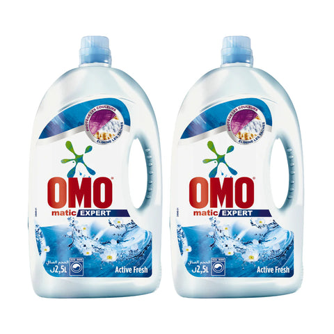 OMO Matic Expert Active Fresh Gel Cleaner (Pack of 2 x 2.5L Special Price) | OMO In Lebanon