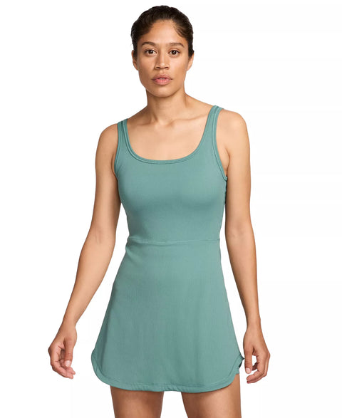 Nike  Women's Green  One Dri-FIT Scoop Neck Sleeveless Romper  |  Nike in Lebanon
