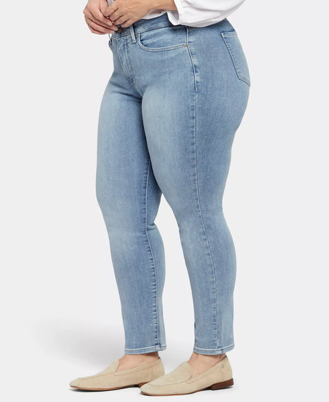 NYDJ Women's Light Blue Plus Size Sheri Slim Jeans | NYDJ In Lebanon