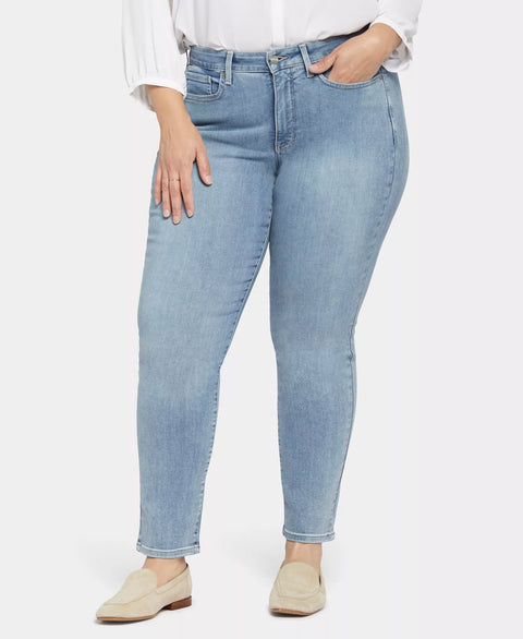 NYDJ Women's Light Blue Plus Size Sheri Slim Jeans | NYDJ In Lebanon