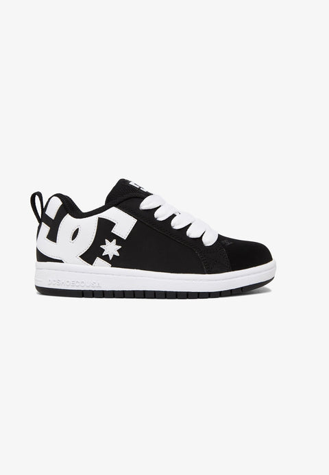 Dc shoes usa Kid's Black/White Court Graffik Sneakers   | Dcshoecousa   in Lebanon