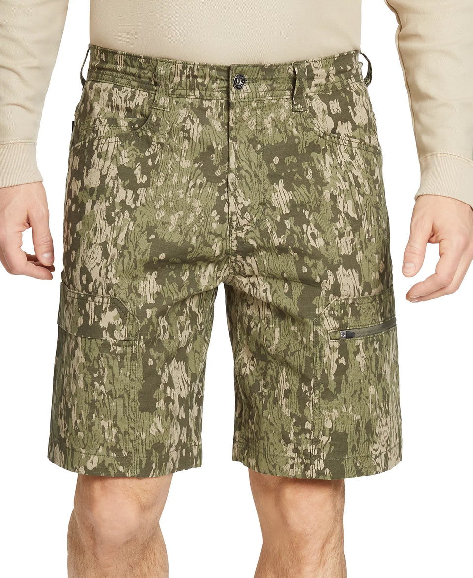Bass Outdoor Men's Deep Lichen Pro-Cargo Ripstop Printed Cargo Short | Bass Outdoor In Lebanon