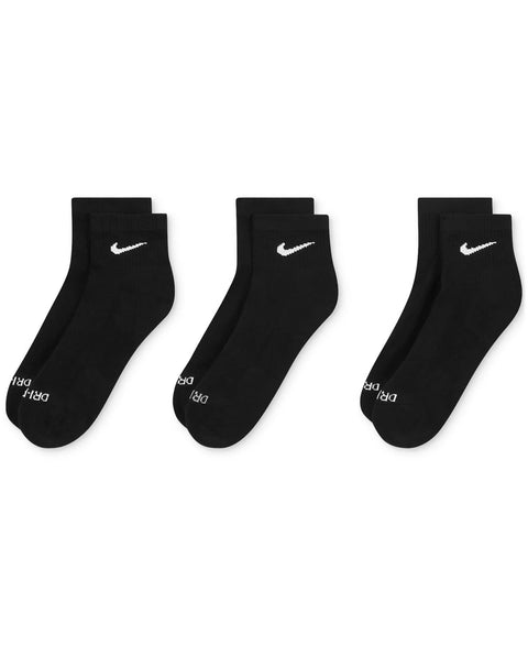 Nike Men's Black Unisex Dri-FIT Cushion Quarter Socks 3-pack|  Nike in Lebanon