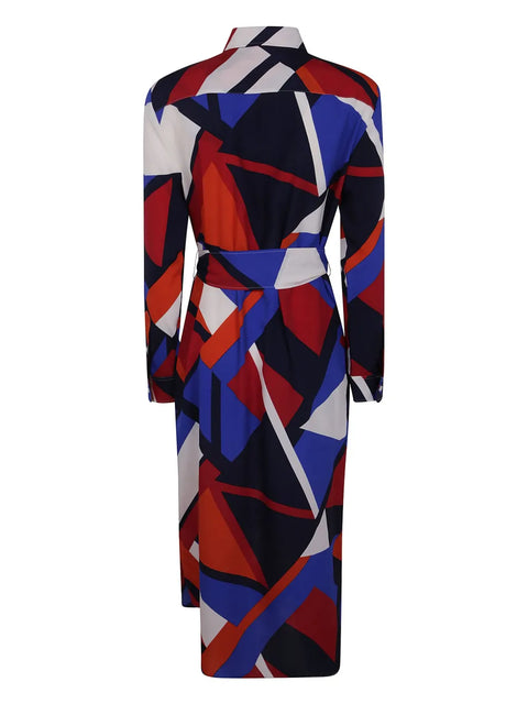 Lauren Ralph Lauren Women's Multicolor Print Crepe Shirtdress | Lauren Ralph Lauren In Lebanon