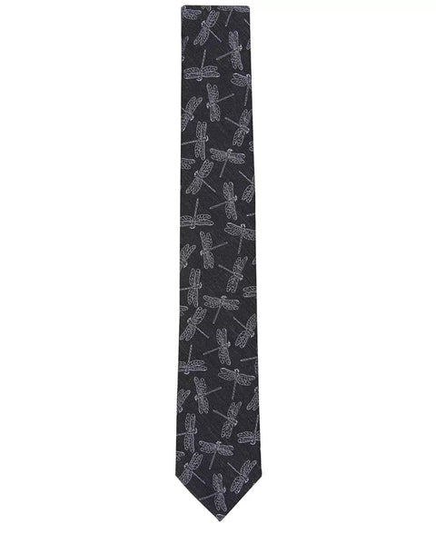 Bar III Women's Dark Gray Dragonfly Tie |Bar III In Lebanon