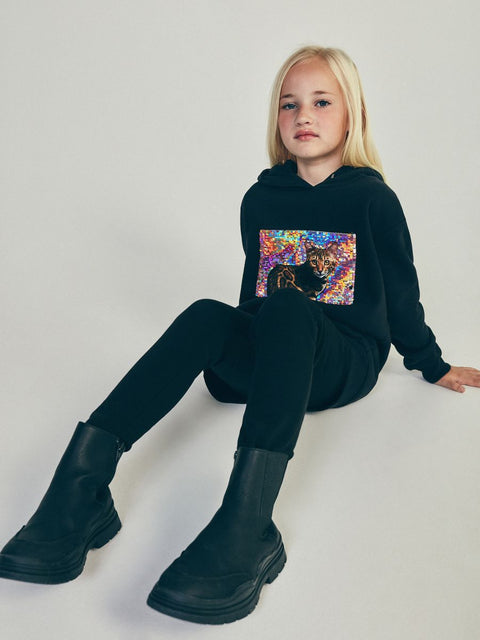 Reserved Girl's Black Warm Fabric Trouser |Reserved In Lebanon