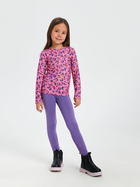 Sinsay Baby Girl's Dark Violet Leggings | Sinsay In Lebanon