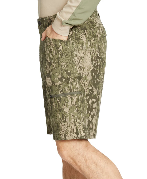 Bass Outdoor Men's Deep Lichen Pro-Cargo Ripstop Printed Cargo Short | Bass Outdoor In Lebanon